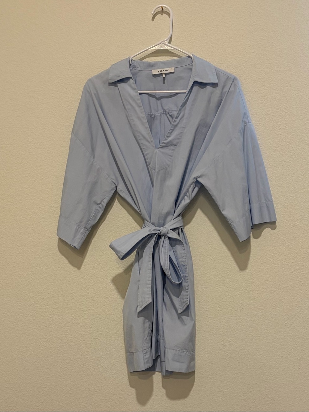 Frame Denim Light Blue Shirt Dress